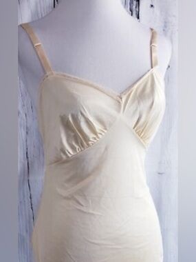 Vintage Nancy King Cream Satin Cami